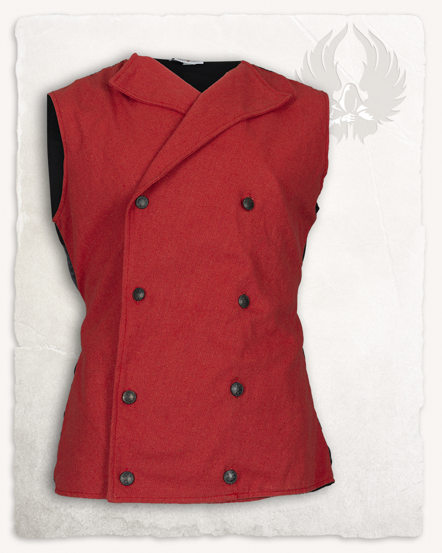 Hamish vest canvas red