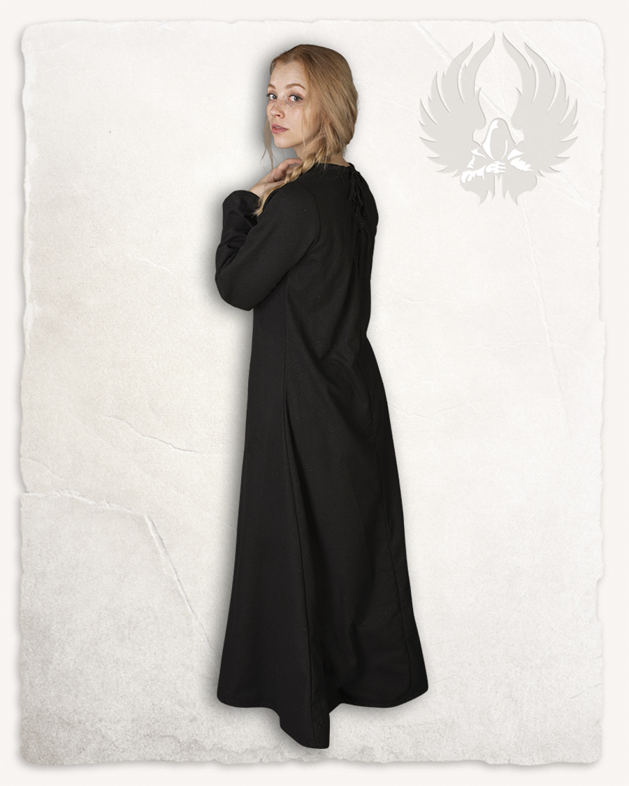 Alina - Sous-robe noire en canvas