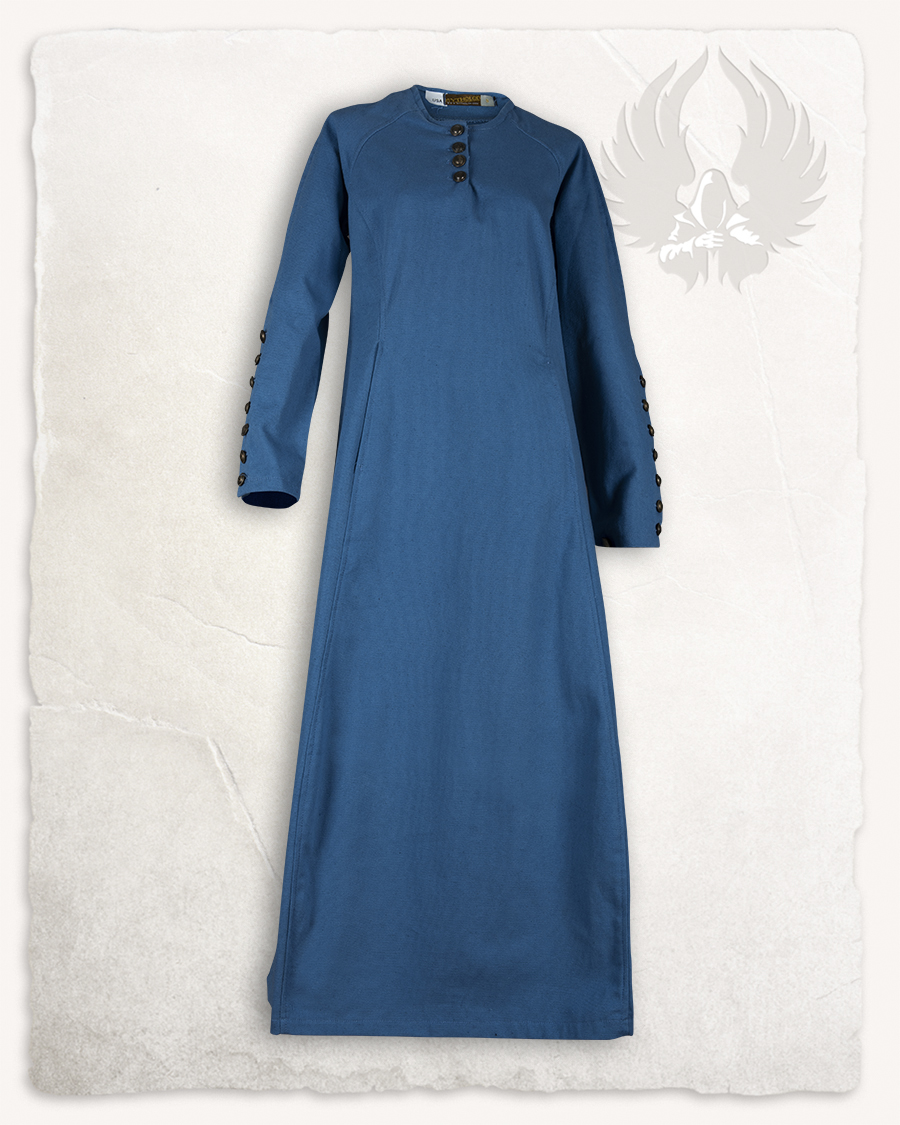Jovina - Robe bleue clair en canevas - Édition Limitée