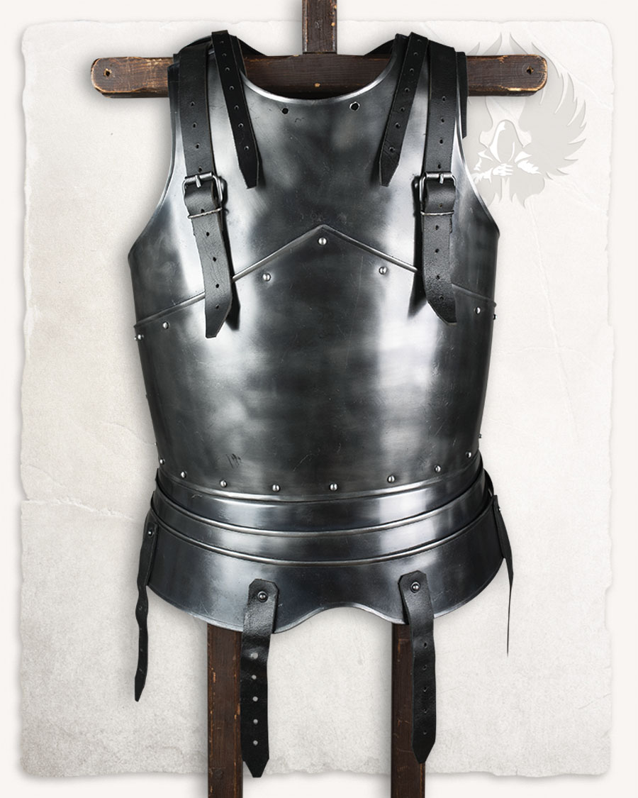 Ortwin torso armour with collar antique finish with storage damage
