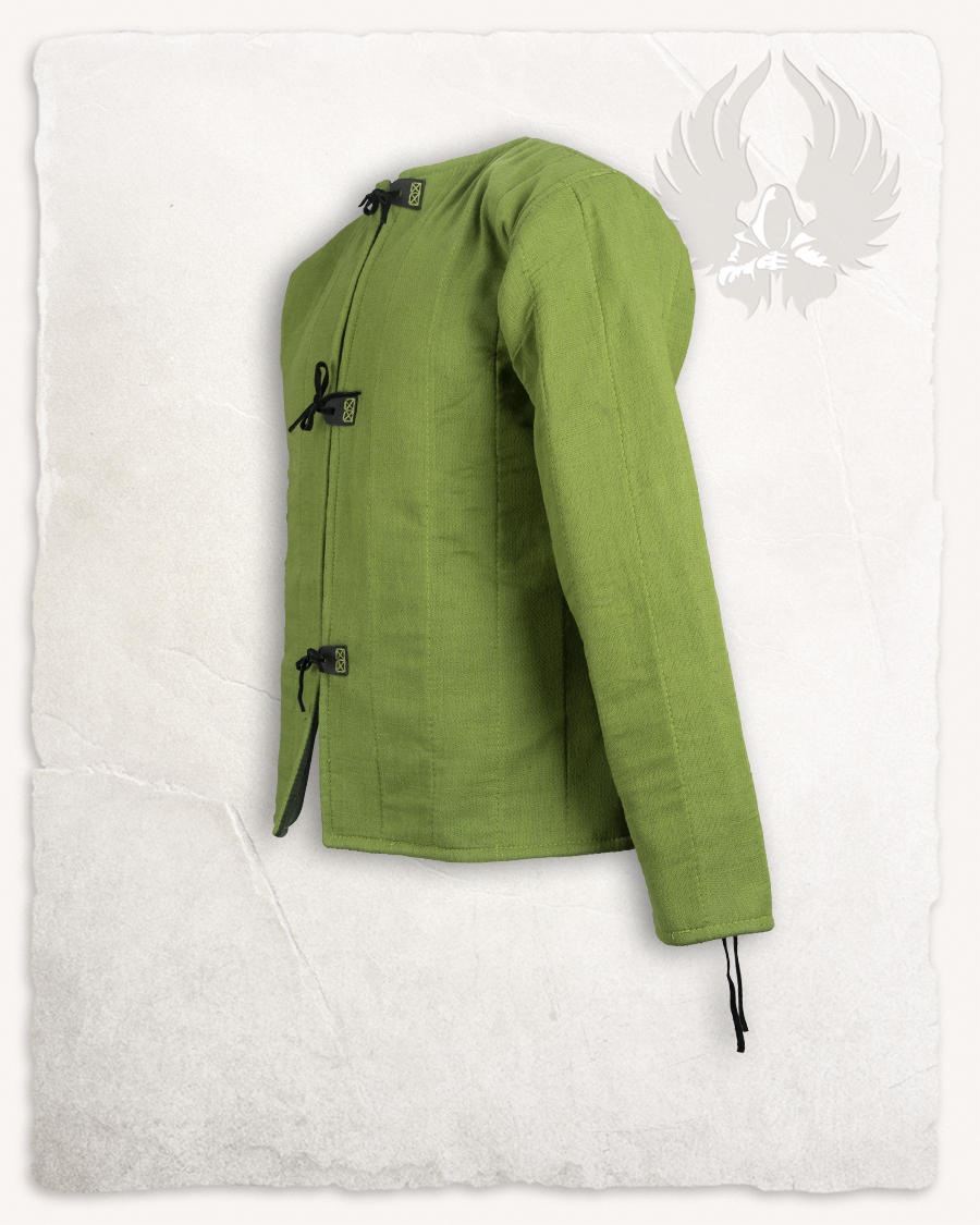 Aulber gambeson jacket linen moss green LIMITED EDITION