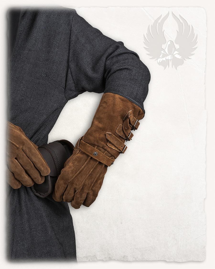 Kandor gloves suede brown S