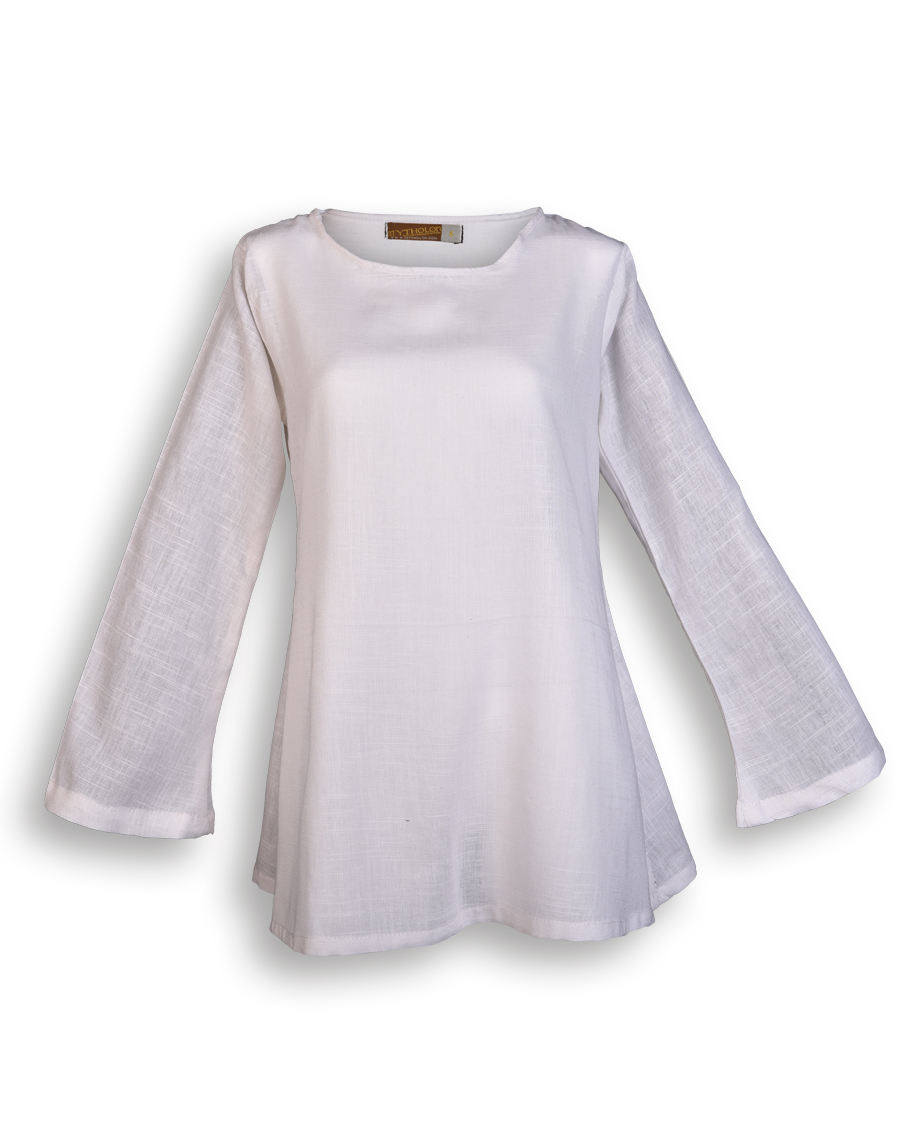 Valerie blouse linen white
