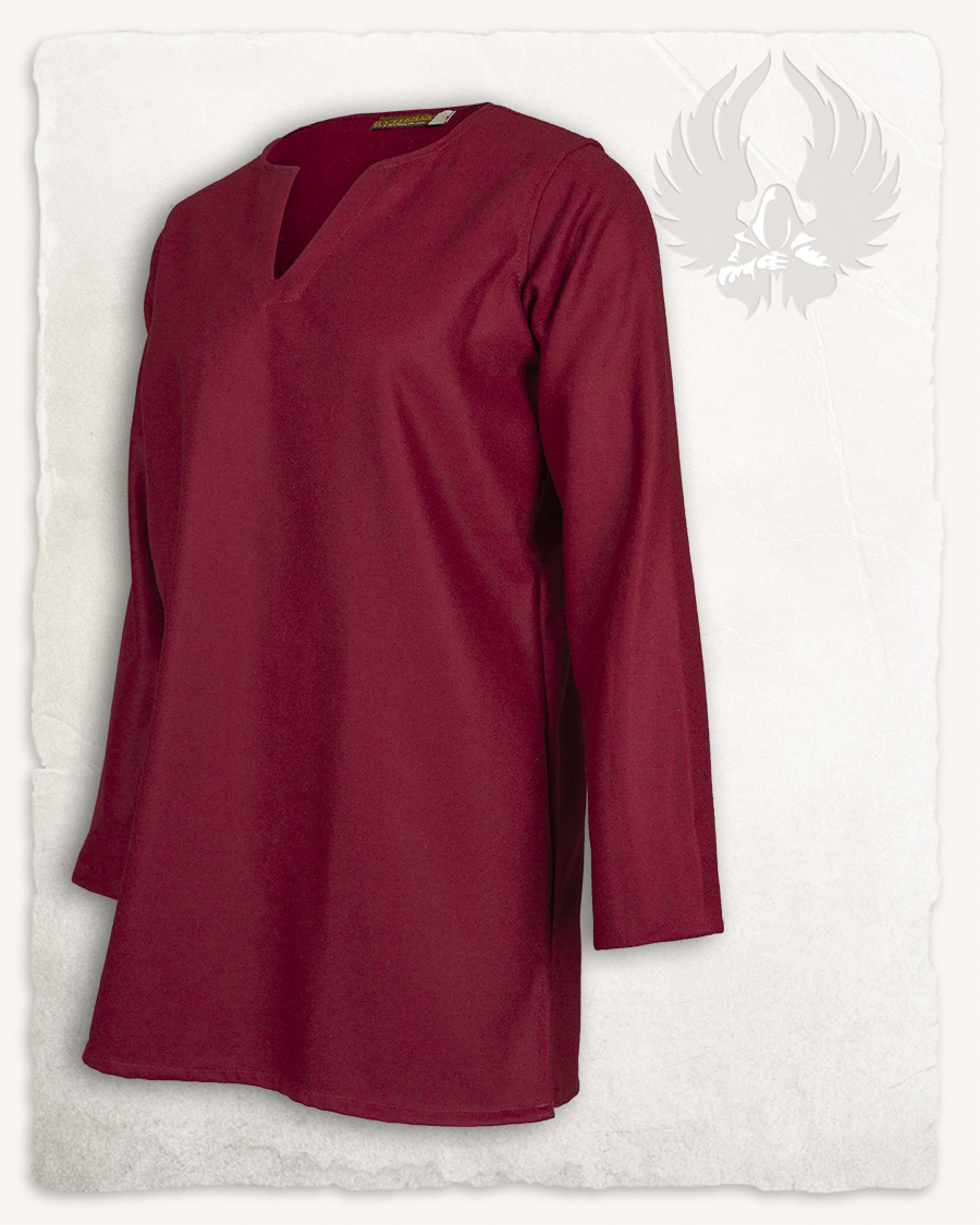 Tronde tunic wool bordeaux LIMITED EDITION