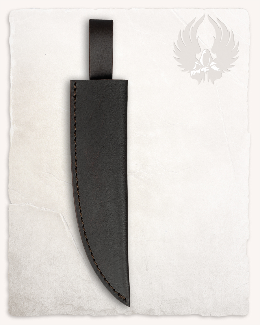 Ranald knife leather sheath brown