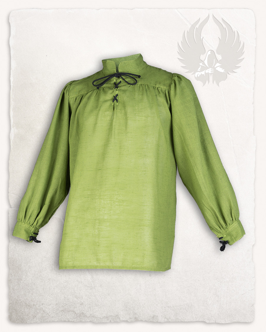Ansgar - chemise en lin verte - Édition Limitée