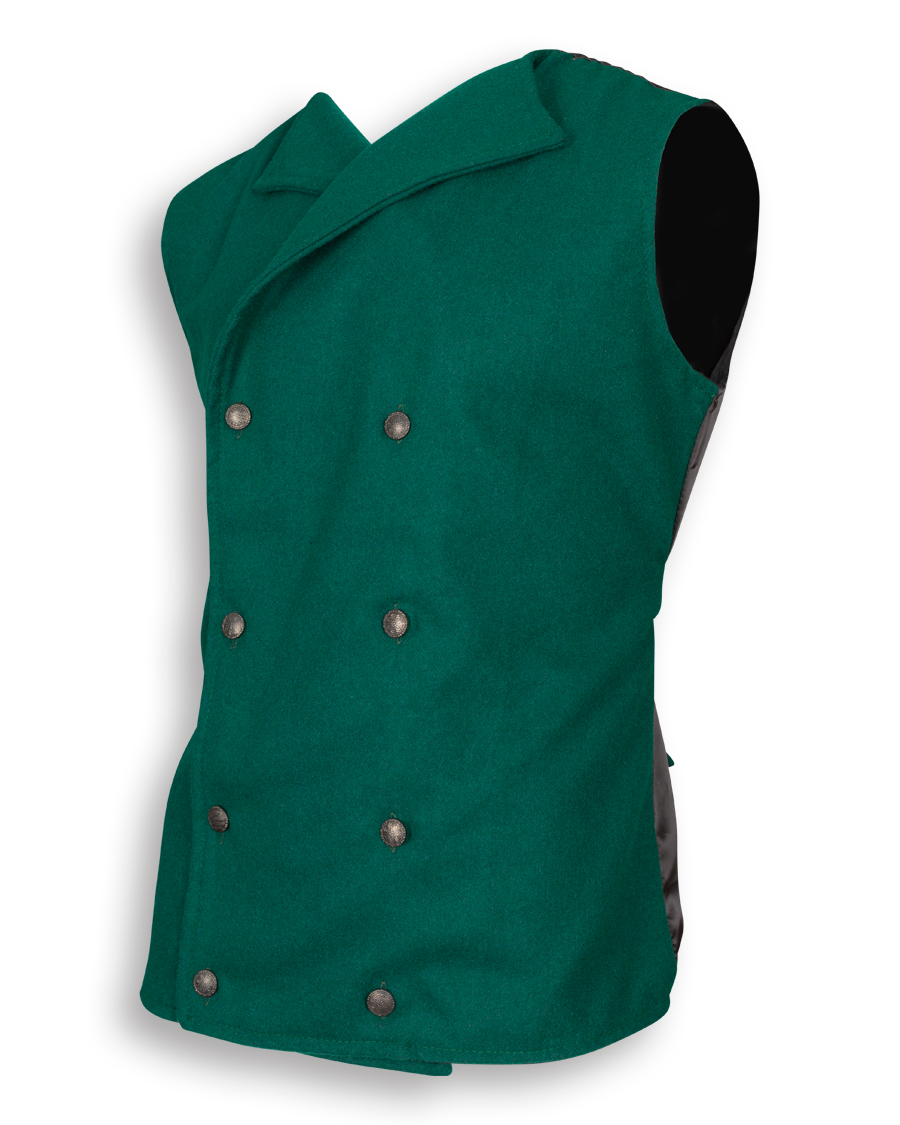 Hamish vest wool green Limited Edition