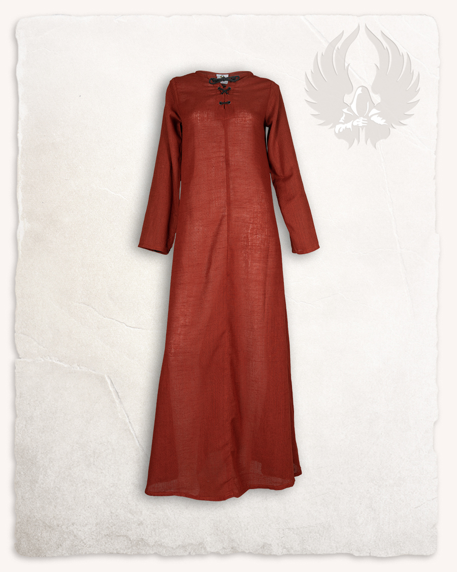 Marita - Sous-robe en lin couleur cuivre
